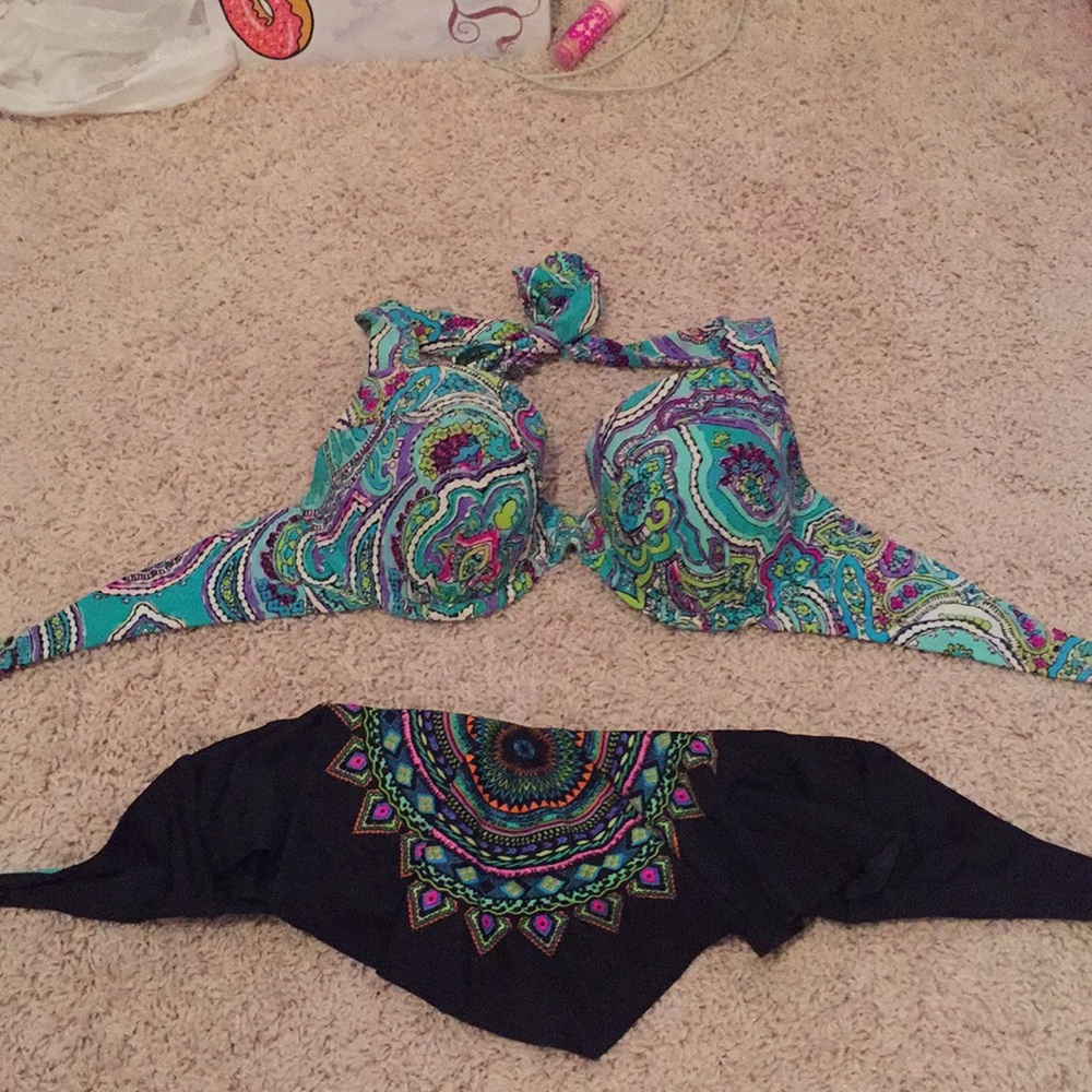 2 bathing suit tops!